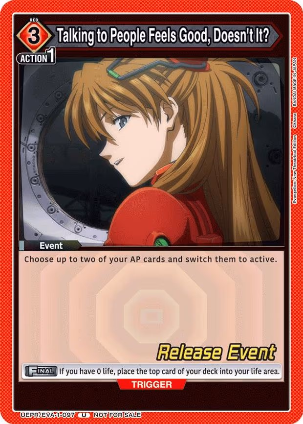 Talking to People Feels Good, Doesn't It? - Uncommon (UEPR/EVA-1-097)