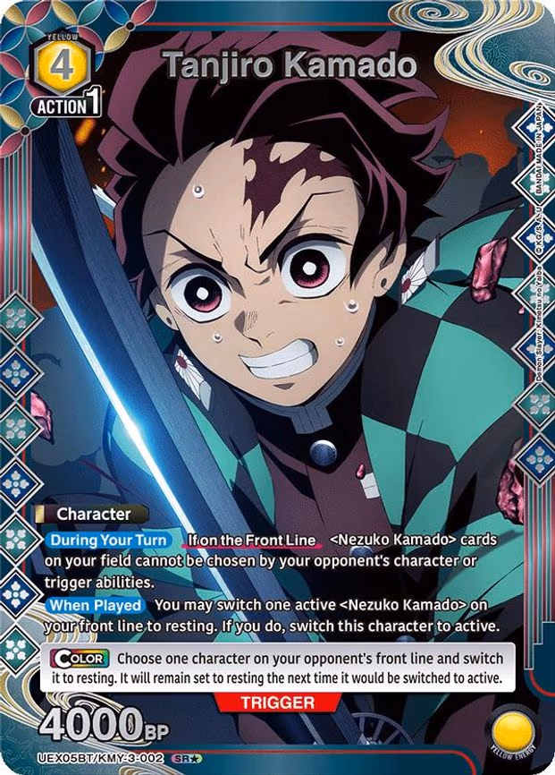 Tanjiro Kamado (002) (SR - Super Rare 1-Star (UEX05BT/KMY-3-002)