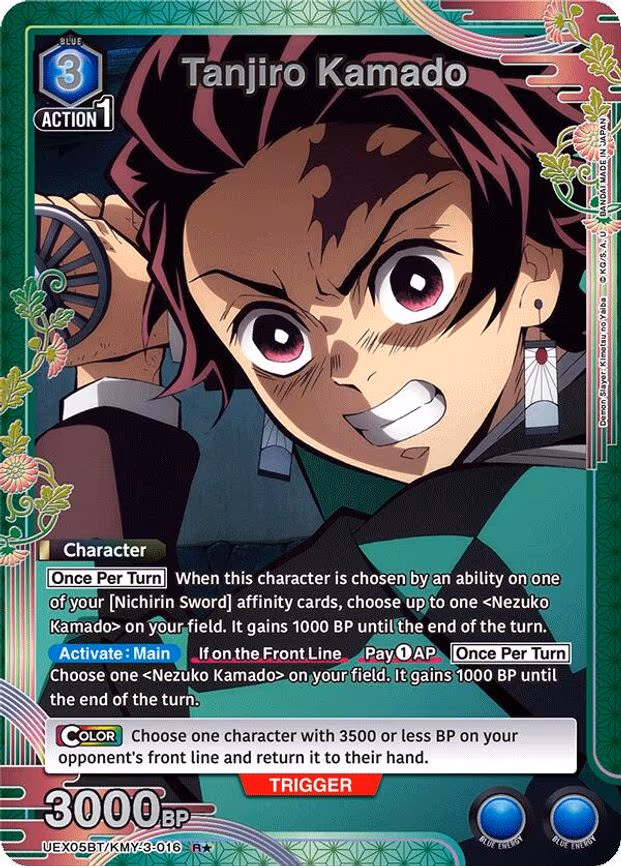 Tanjiro Kamado (016) (R - Rare 1-Star (UEX05BT/KMY-3-016)