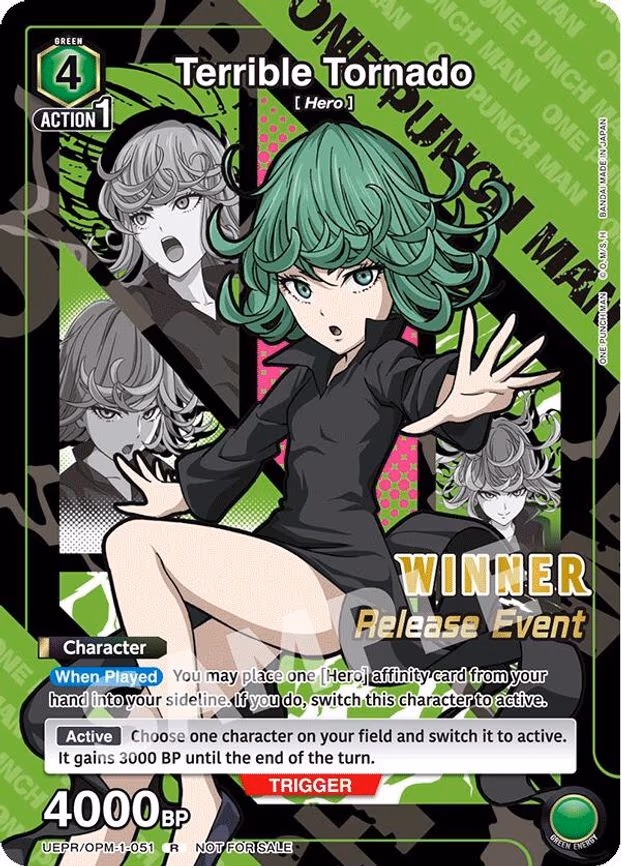 Terrible Tornado (Release Event Winner) - Rare (UEPR/OPM-1-051)