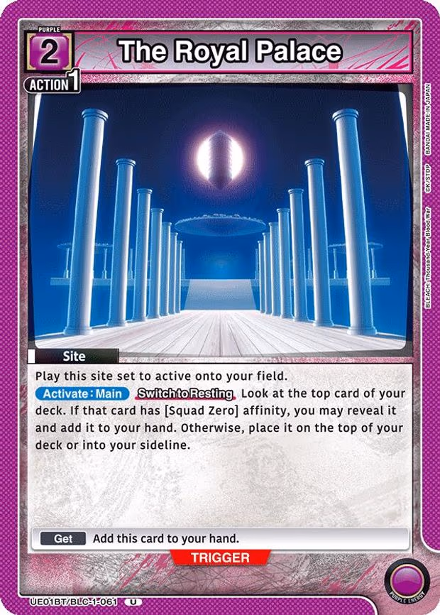 The Royal Palace - Uncommon (UE01BT/BLC-1-061)