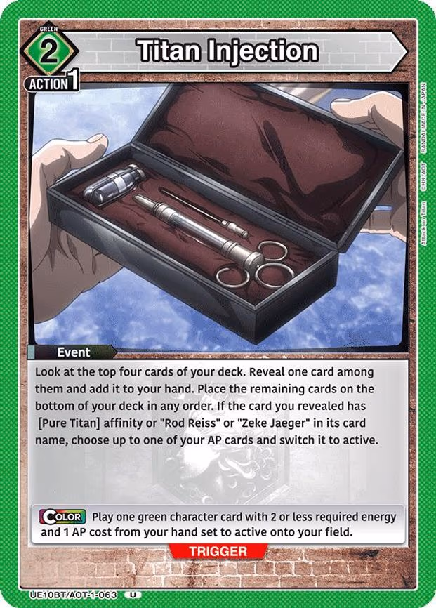 Titan Injection - Uncommon (UE10BT/AOT-1-063)