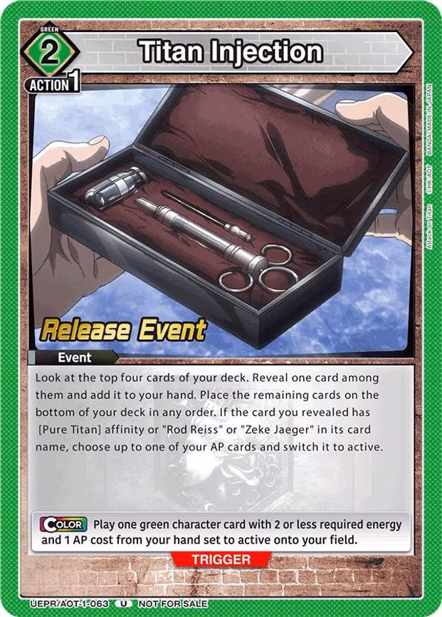Titan Injection - Uncommon (UEPR/AOT-1-063)