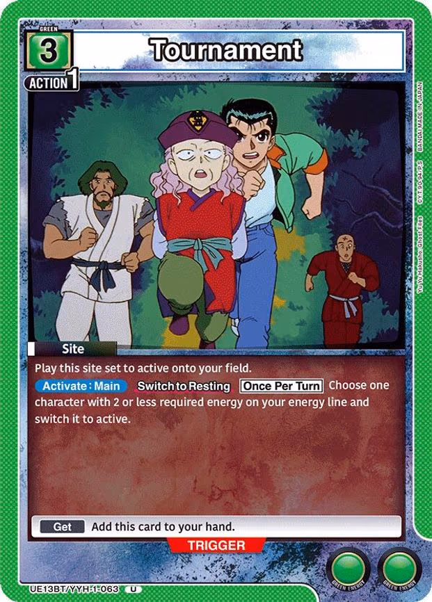 Tournament - Uncommon (UE13BT/YYH-1-063)