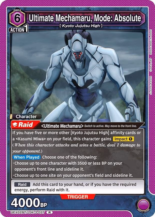 Ultimate Mechamaru, Mode: Absolute - Rare (UEX02BT/JJK-3-027)
