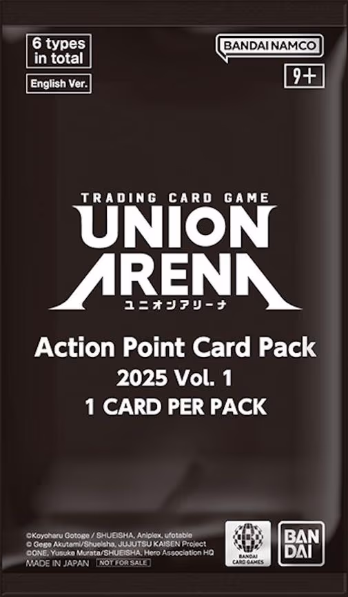 Union Arena Action Point Card Pack 2025 Vol. 1