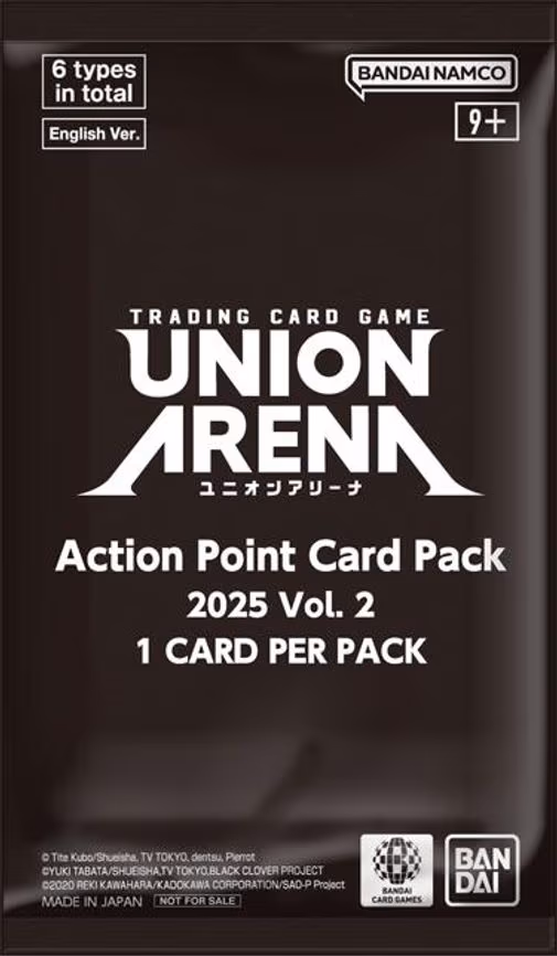 Union Arena Action Point Card Pack 2025 Vol. 2