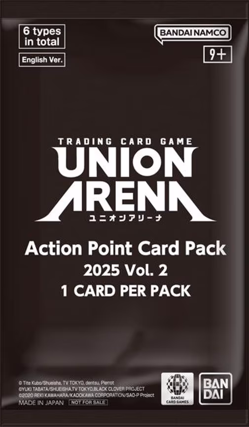 Union Arena Action Point Card Pack 2025 Vol. 2