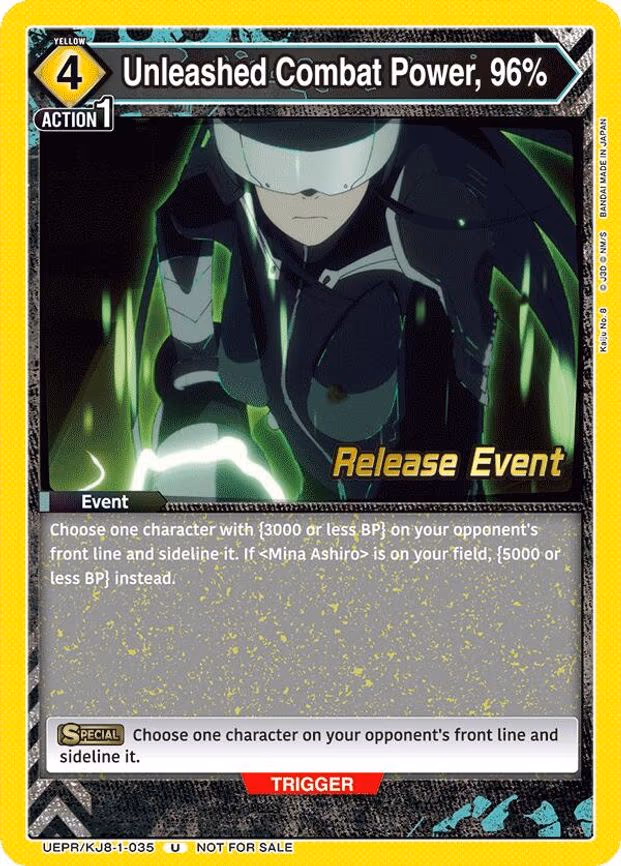 Unleashed Combat Power, 96% - Uncommon (UEPR/KJ8-1-035)