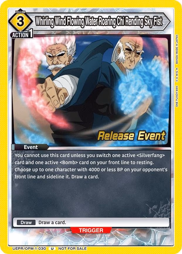 Whirling Wind Flowing Water Roaring Chi Rending Sky Fist - Uncommon (UEPR/OPM-1-030)