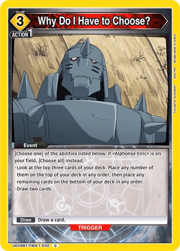 Why Do I Have to Choose? - Common (UE09BT/FMA-1-032)
