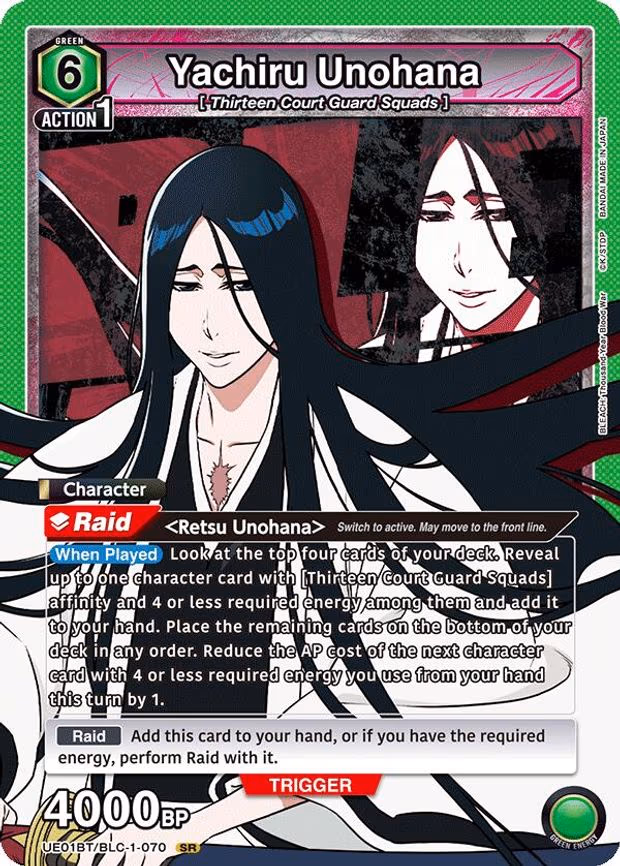 Yachiru Unohana - Super Rare (UE01BT/BLC-1-070)
