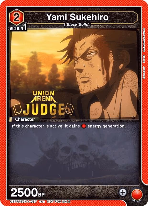 Yami Sukehiro (Judge Pack) - Uncommon (UEPR/BCV-1-087)