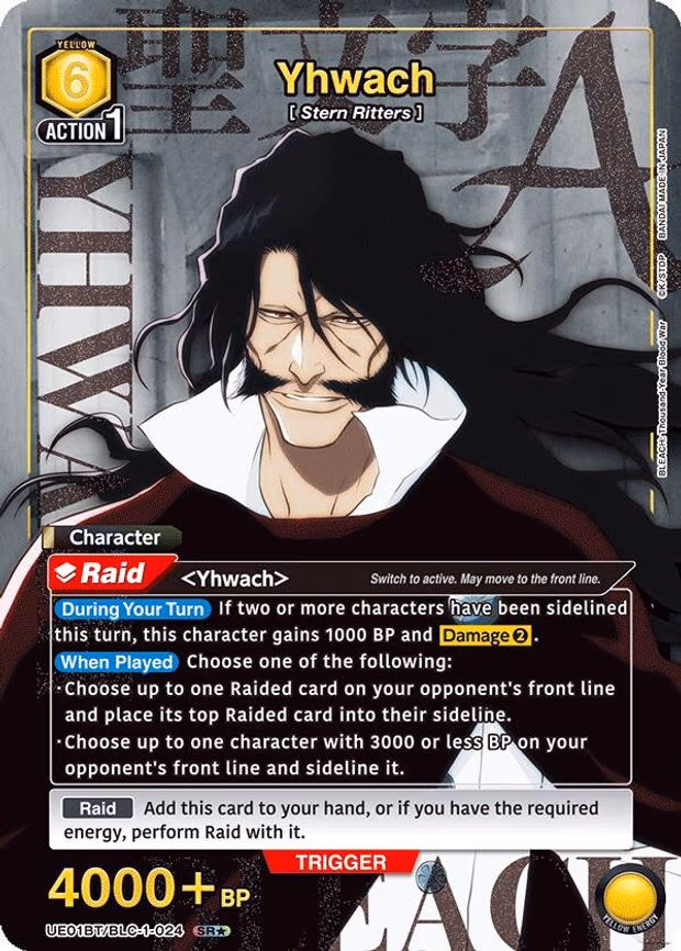 Yhwach (024) (SR - Super Rare 1-Star (UE01BT/BLC-1-024)