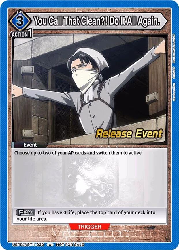 You Call That Clean?! Do It All Again. - Uncommon (UEPR/AOT-1-030)