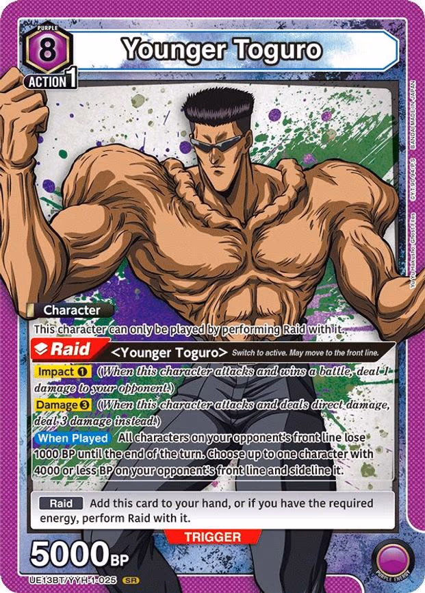 Younger Toguro - Super Rare (UE13BT/YYH-1-025)