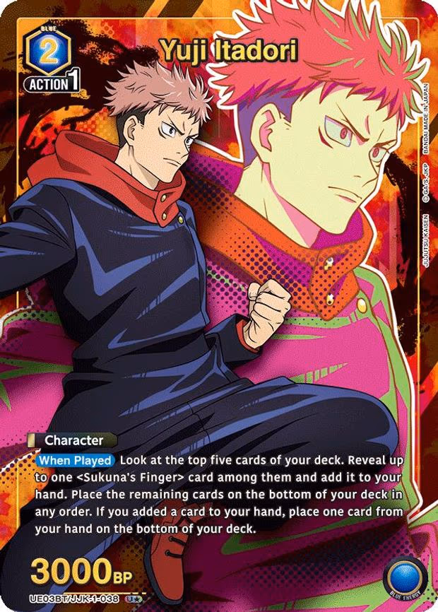 Yuji Itadori (038) (U - Uncommon 1-Star (UE03BT/JJK-1-038)