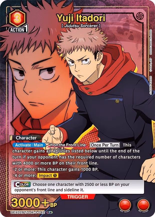 Yuji Itadori (042) (R - Rare 1-Star (UEX02BT/JJK-3-042)