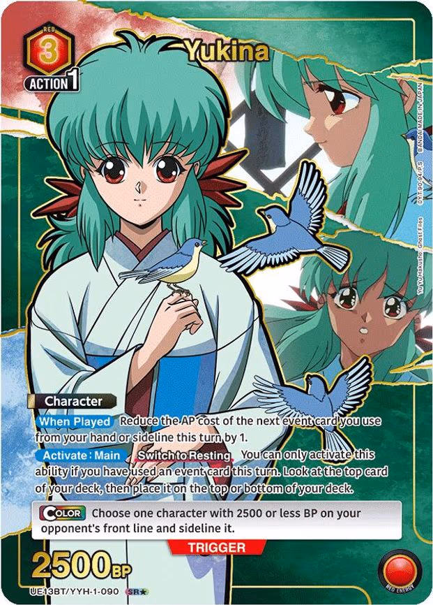 Yukina (090) (SR - Super Rare 1-Star (UE13BT/YYH-1-090)