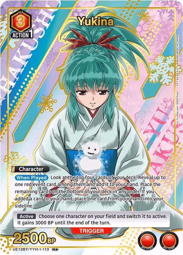 Yukina (113) (R - Rare 1-Star (UE13BT/YYH-1-113)