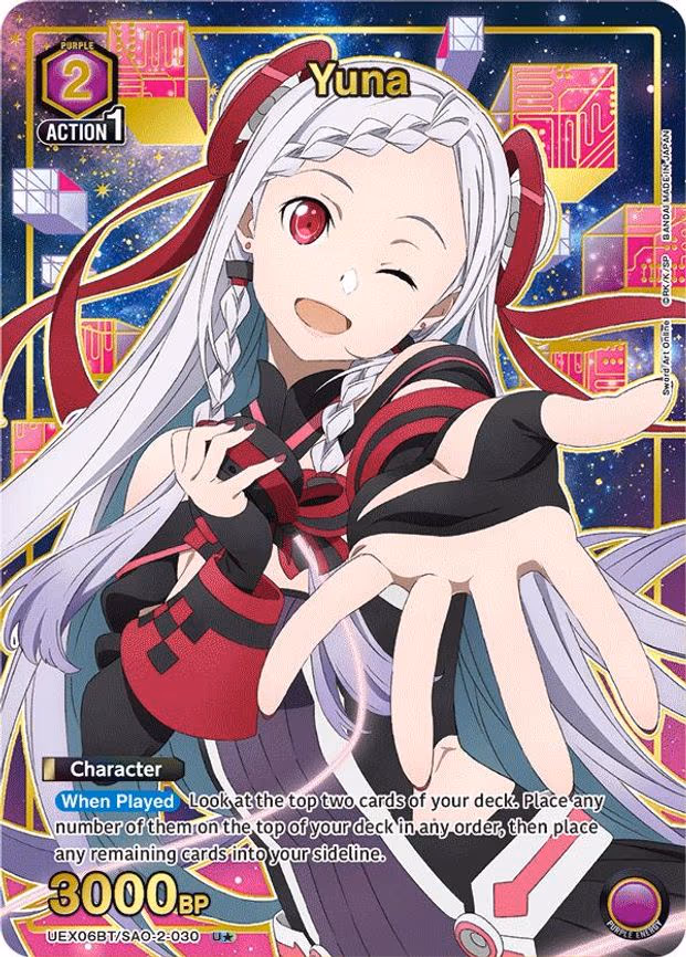 Yuna (030) (U - Uncommon 1-Star (UEX06BT/SAO-2-030)