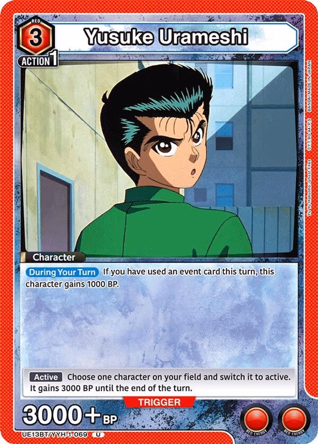 Yusuke Urameshi - Uncommon (UE13BT/YYH-1-069)