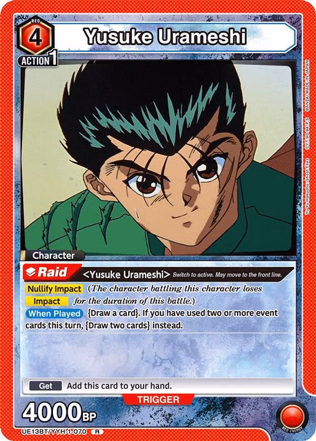 Yusuke Urameshi - Rare (UE13BT/YYH-1-070)
