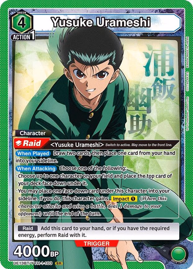 Yusuke Urameshi - Super Rare (UE13BT/YYH-1-103)