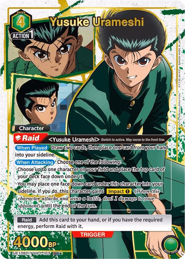 Yusuke Urameshi (103) (SR - Super Rare 1-Star (UE13BT/YYH-1-103)