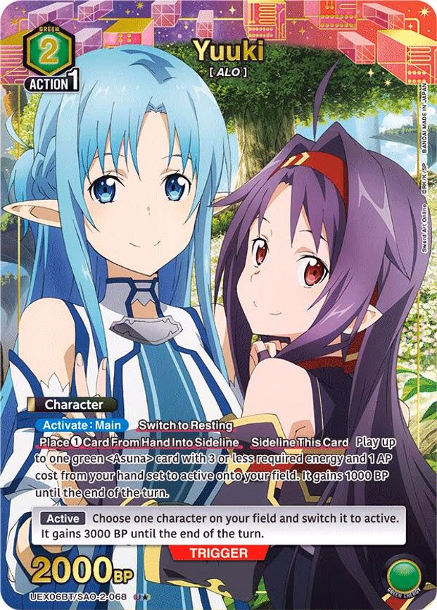 Yuuki (068) (U - Uncommon 1-Star (UEX06BT/SAO-2-068)