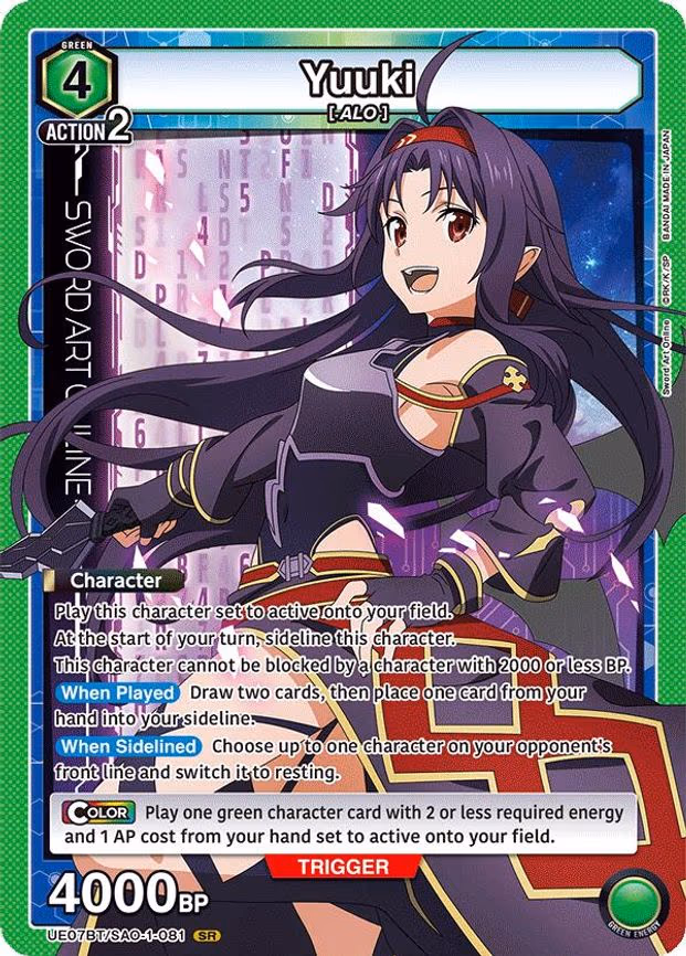 Yuuki - Super Rare (UE07BT/SAO-1-081)