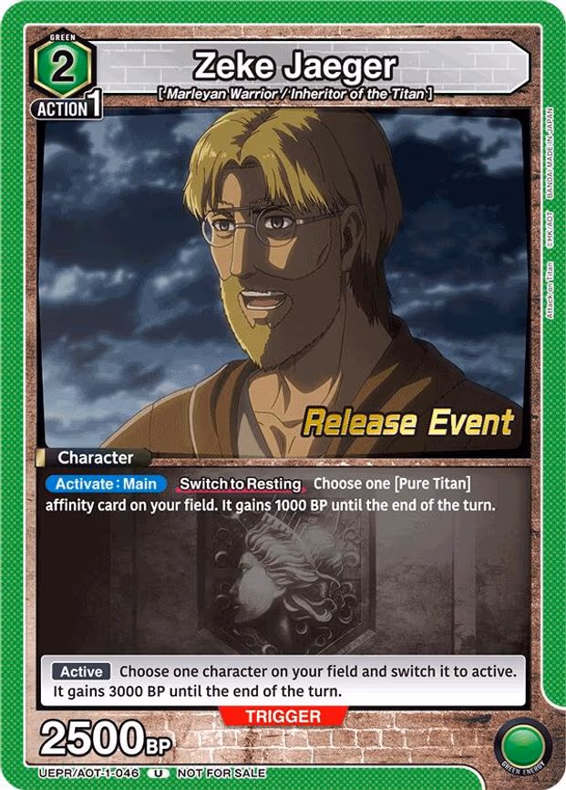 Zeke Jaeger - Uncommon (UEPR/AOT-1-046)