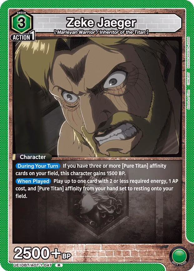Zeke Jaeger - Rare (UE10BT/AOT-1-047)