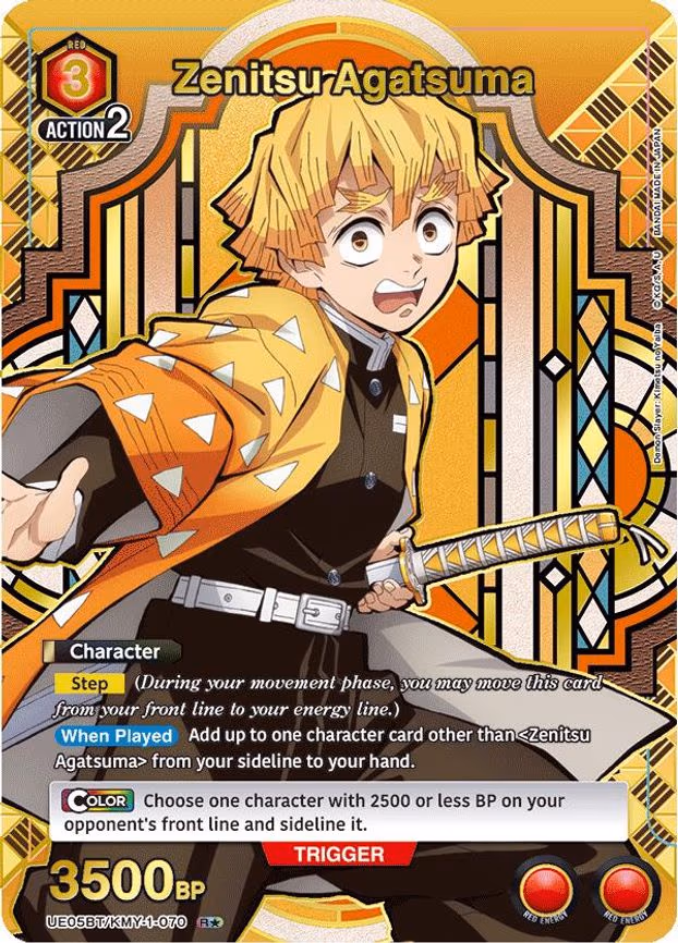 Zenitsu Agatsuma (070) (R - Rare 1-Star (UE05BT/KMY-1-070)