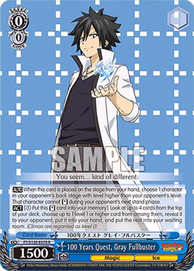 100 Years Quest, Gray Fullbuster