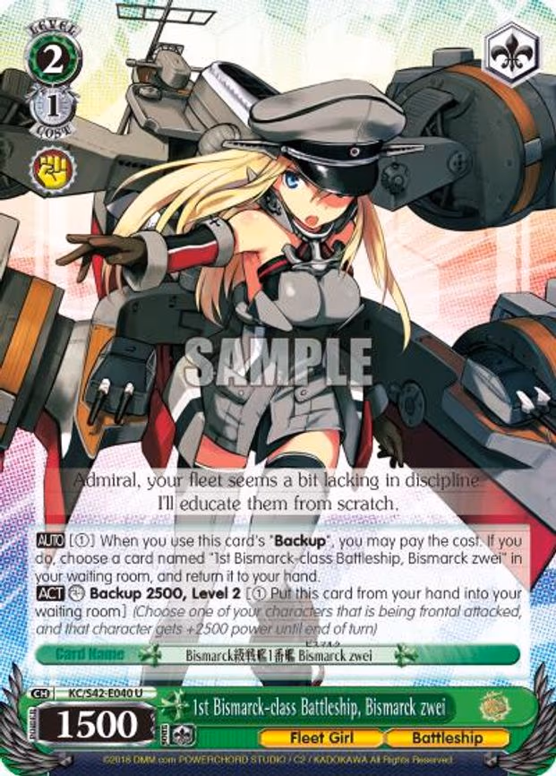 1st Bismarck-class Battleship, Bismarck zwei