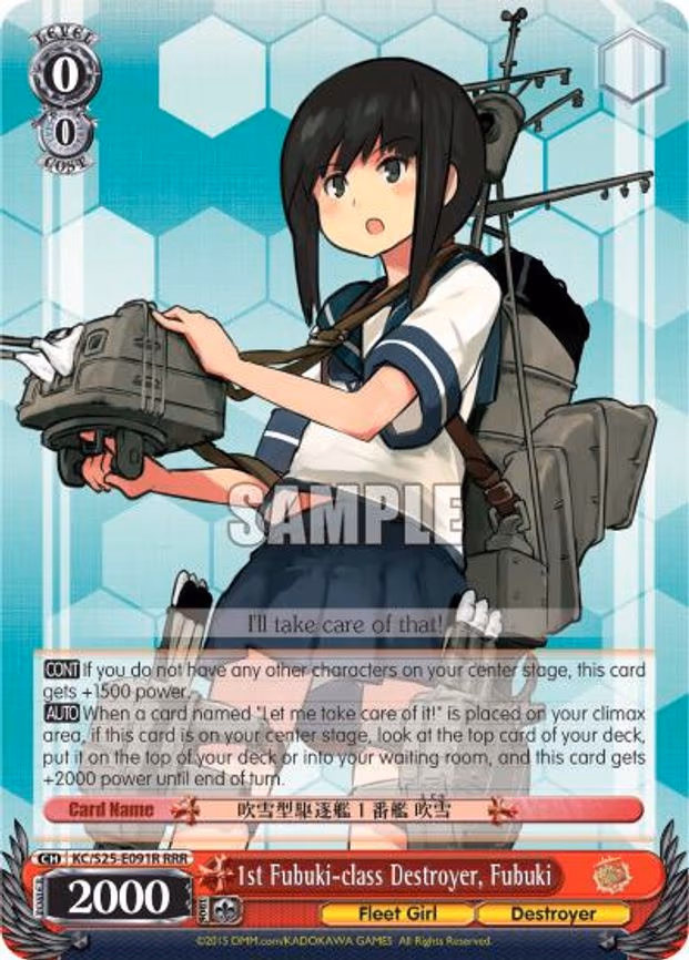1st Fubuki-class Destroyer, Fubuki