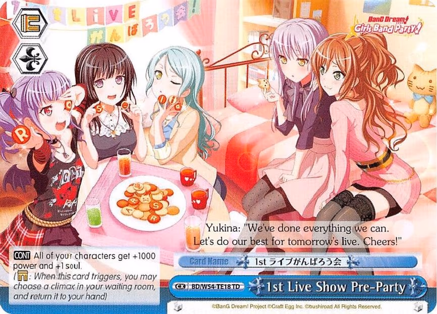 1st Live Show Pre-Party