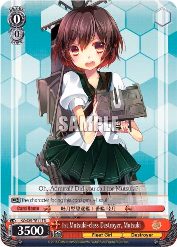 1st Mutsuki-class Destroyer, Mutsuki