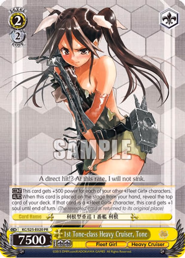 1st Tone-class Heavy Cruiser, Tone