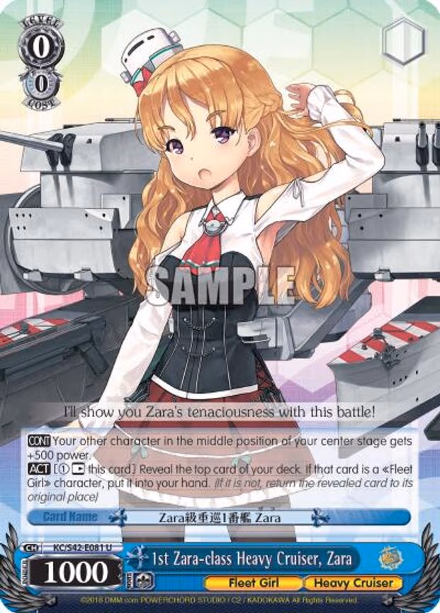 1st Zara-class Heavy Cruiser, Zara
