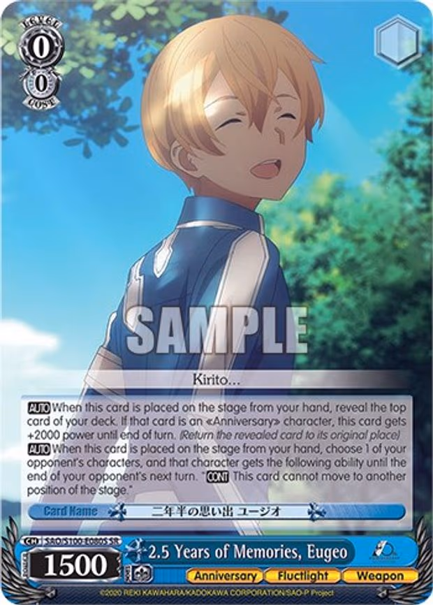 2.5 Years of Memories, Eugeo
