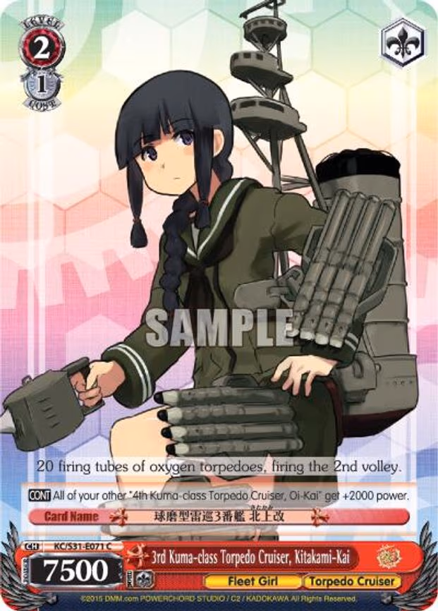 3rd Kuma-class Torpedo Cruiser, Kitakami-Kai