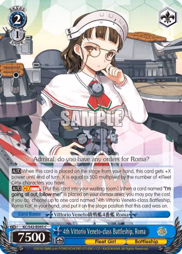 4th Vittorio Veneto-class Battleship, Roma