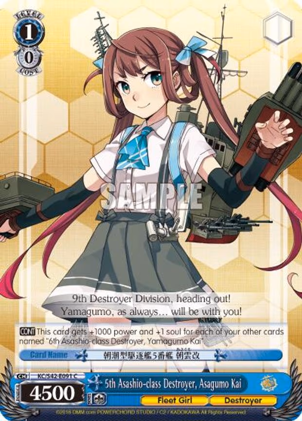 5th Asashio-class Destroyer, Asagumo Kai