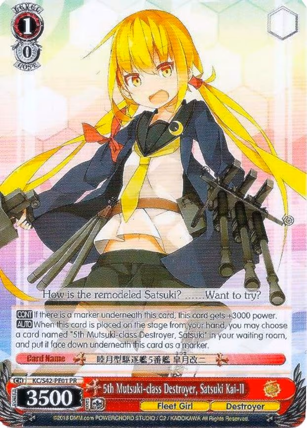 5th Mutsuki-class Destroyer, Satsuki Kai-II