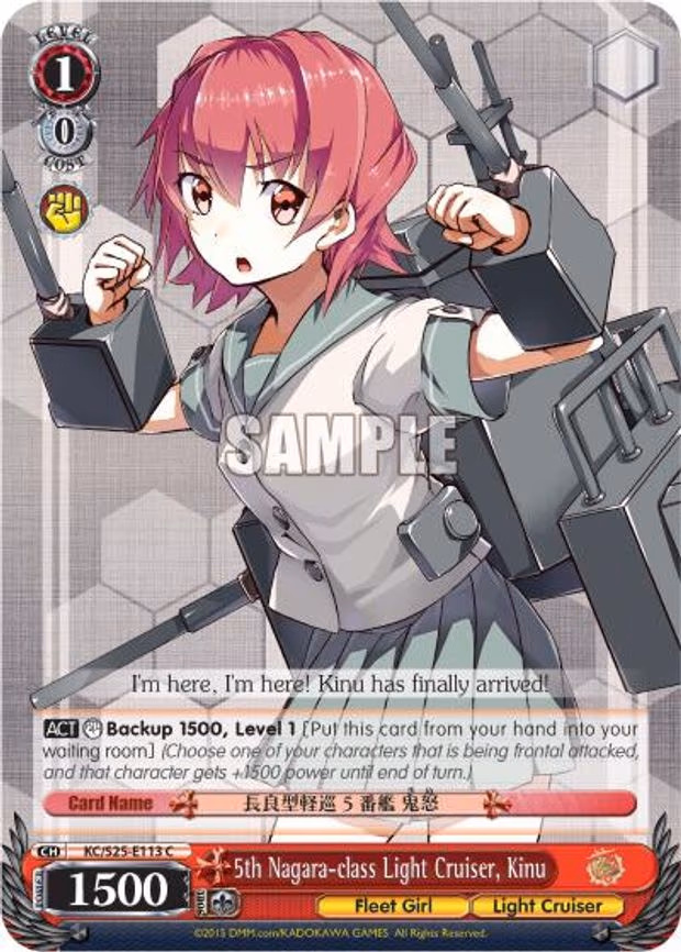 5th Nagara-class Light Cruiser, Kinu
