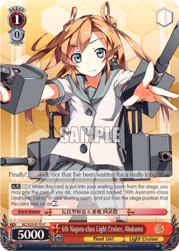 6th Nagara-class Light Cruiser, Abukuma