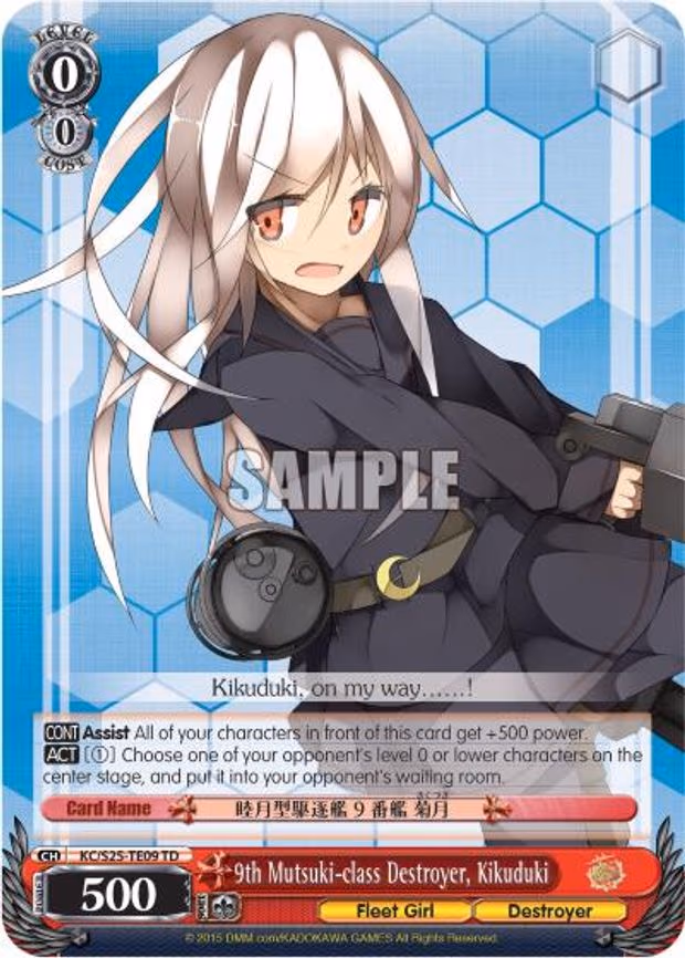 9th Mutsuki-class Destroyer, Kikuduki