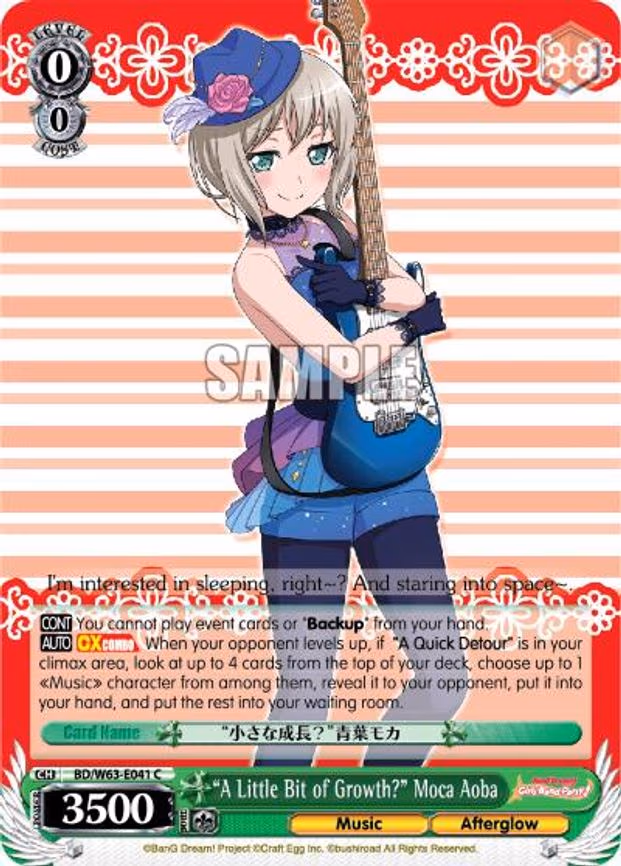"A Little Bit of Growth?" Moca Aoba